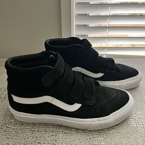 Vans Sk8-Hi Velcro Black - Men’s 9.5